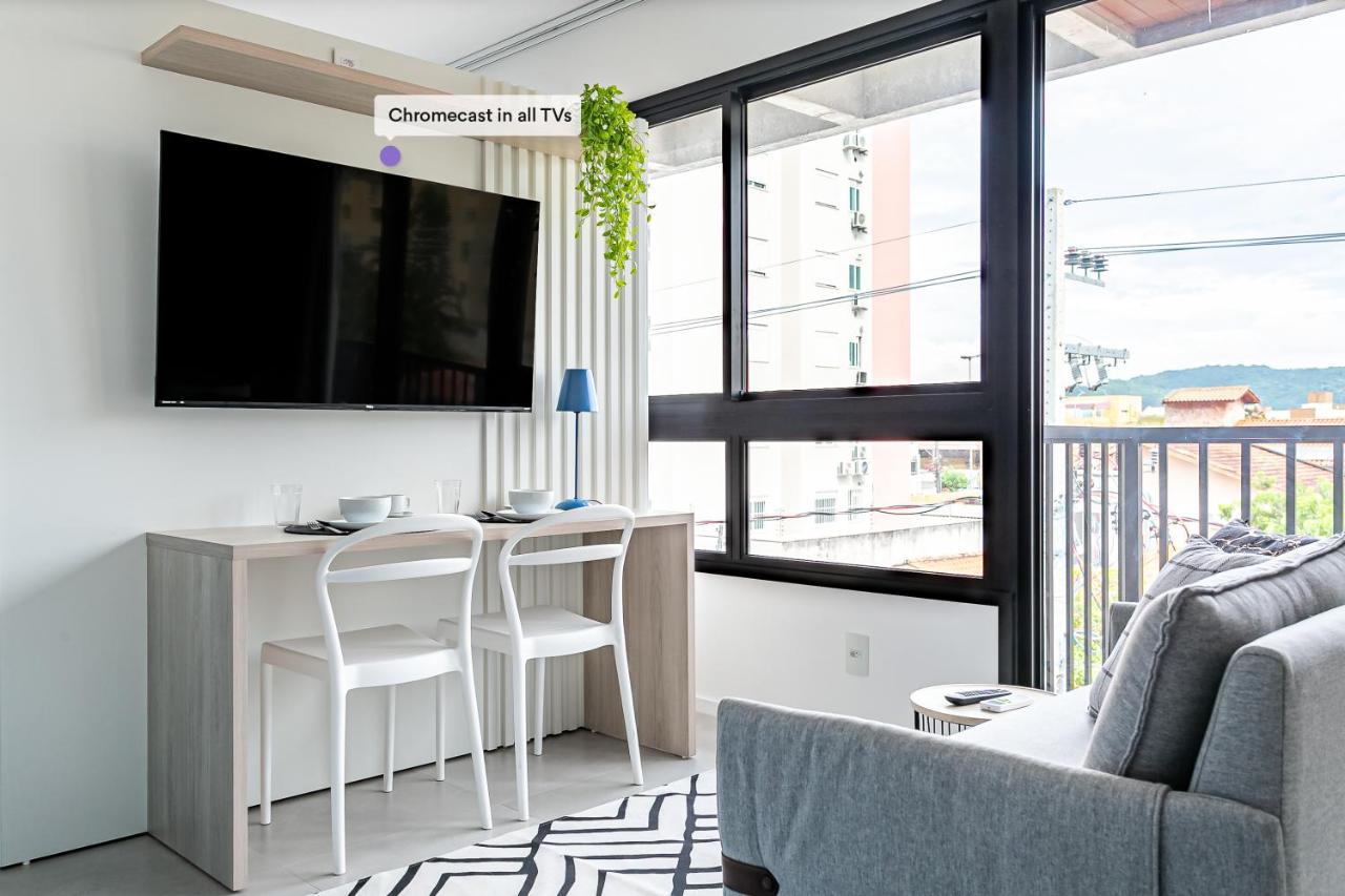 Ferienwohnung Studio Moderno Com Vaga, Proximo A Lagoa Da Conceicao - Trindade Florianópolis Exterior foto